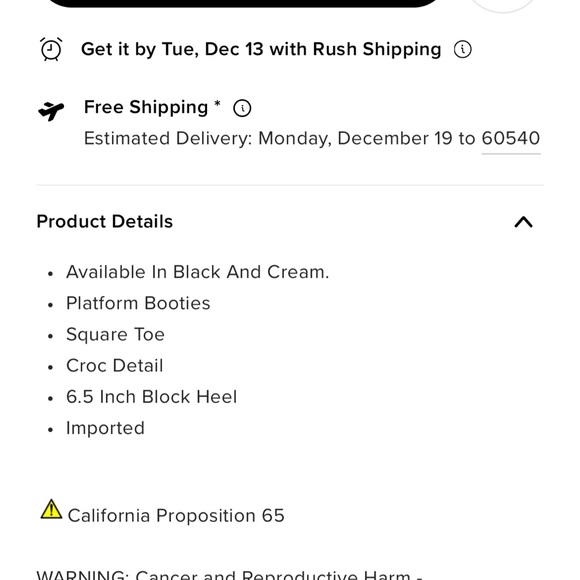 BRAND NEW WITH TAGS IN BOX. Platform booties boot with square toe. Croc detail - Picture 7 of 7